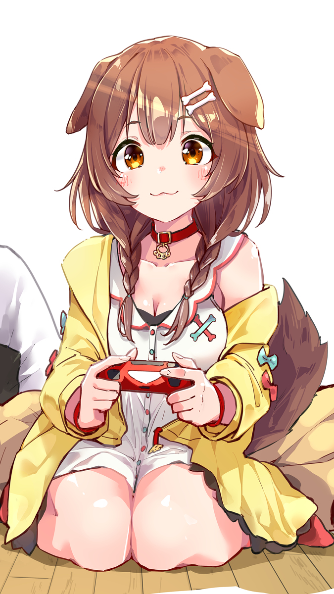 This is a pixiv picture whose title is 戌神ころね.