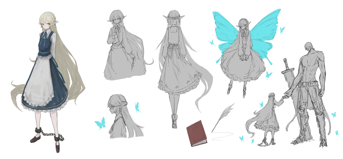 This is a pixiv picture whose title is Skeb.