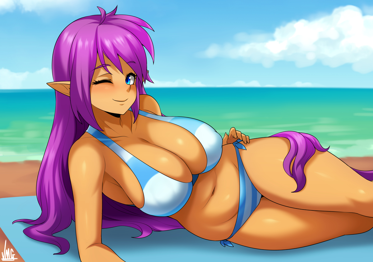 This is a pixiv picture whose title is シャンティ / Shantae.