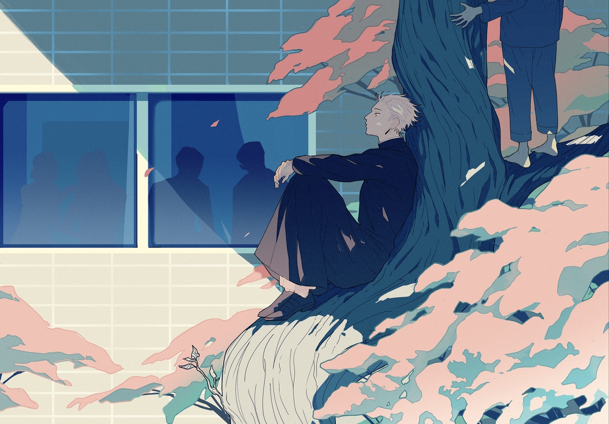 This is a pixiv picture whose title is 「ごめんね」.