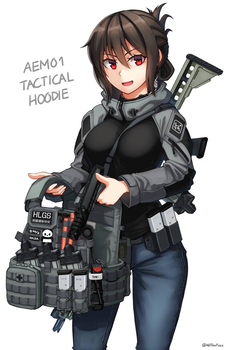 This is a pixiv picture whose title is AEM01 Tactical Hoodie.