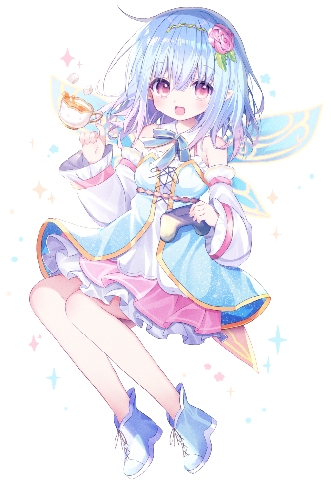 This is a pixiv picture whose title is 妖精ちゃん.