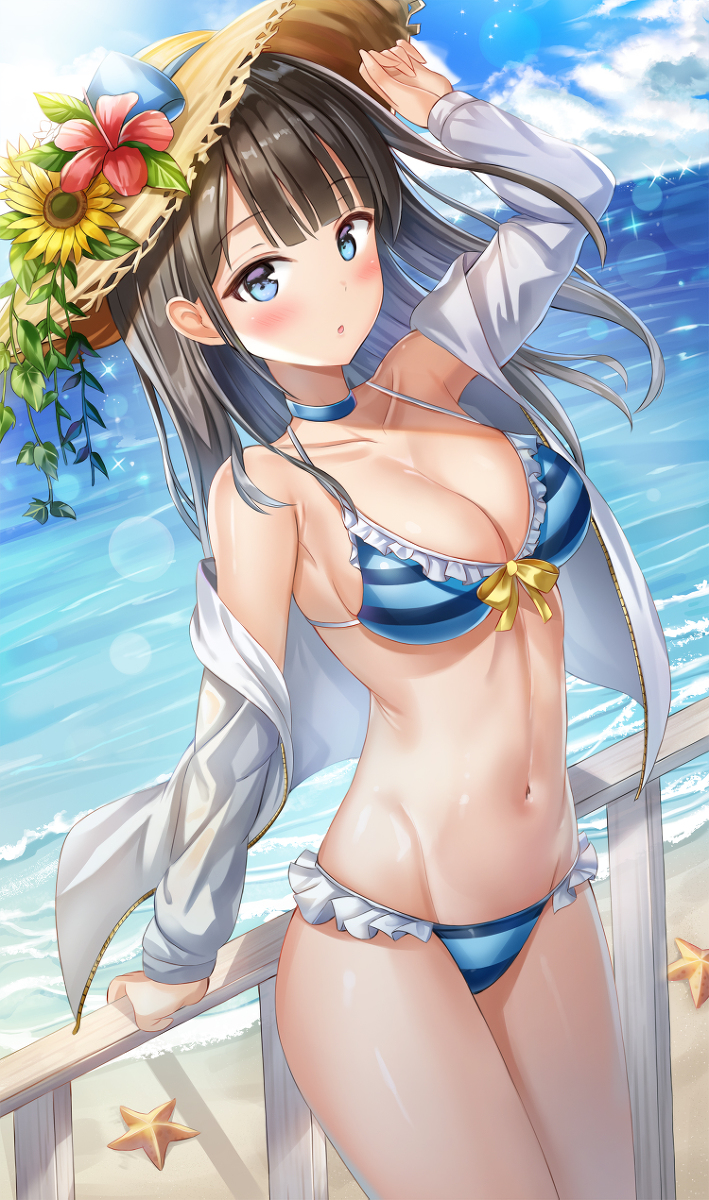 This is a pixiv picture whose title is 夏.