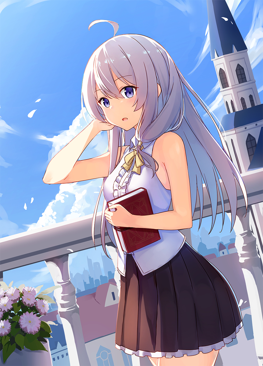 This is a pixiv picture whose title is 灰の魔女.