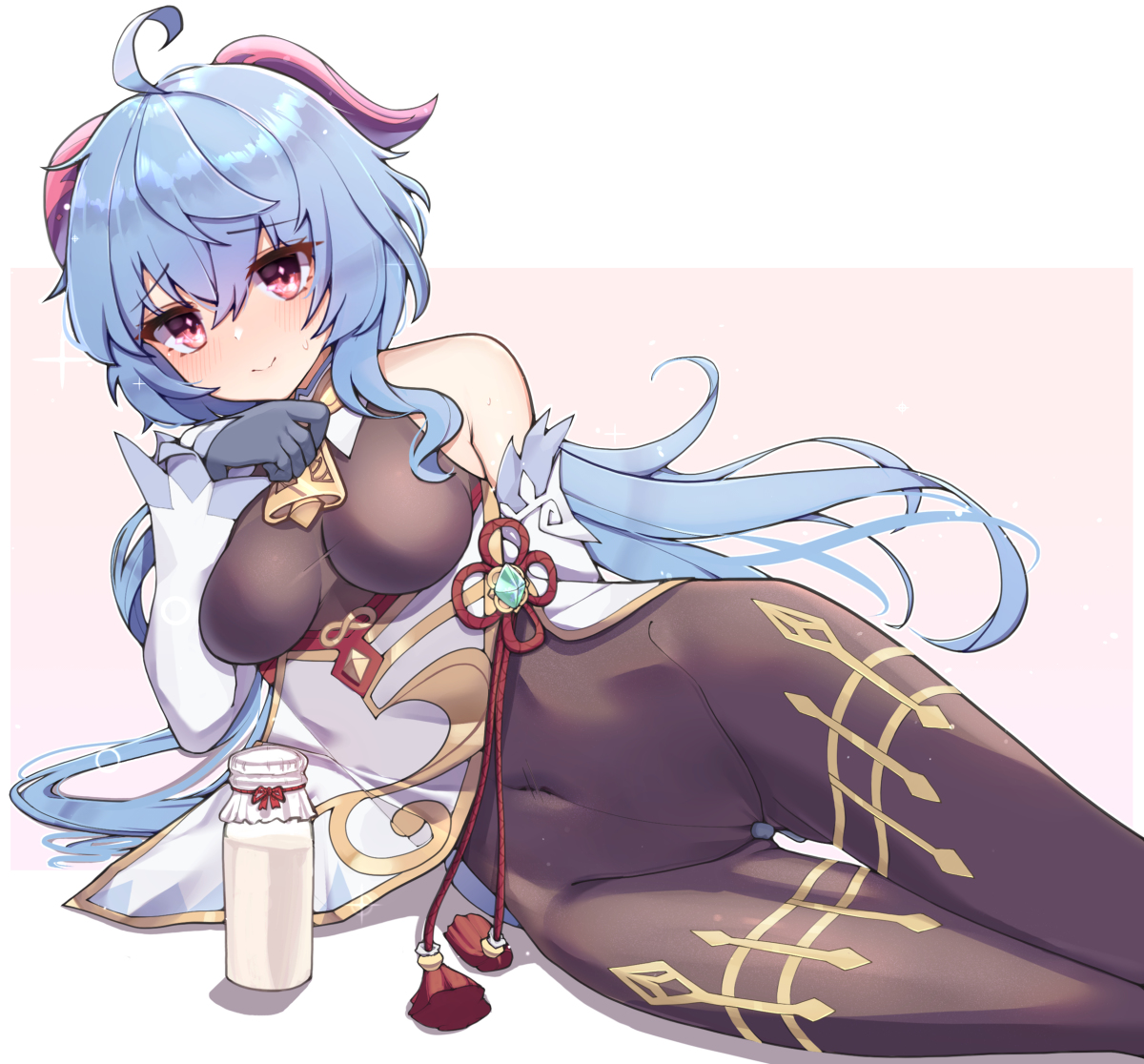 This is a pixiv picture whose title is 蓮華💙.