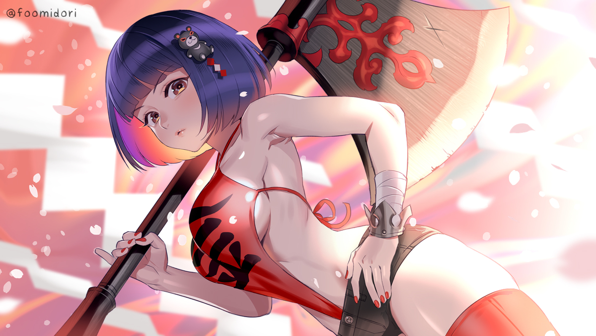 This is a pixiv picture whose title is 金太郎ちゃん.