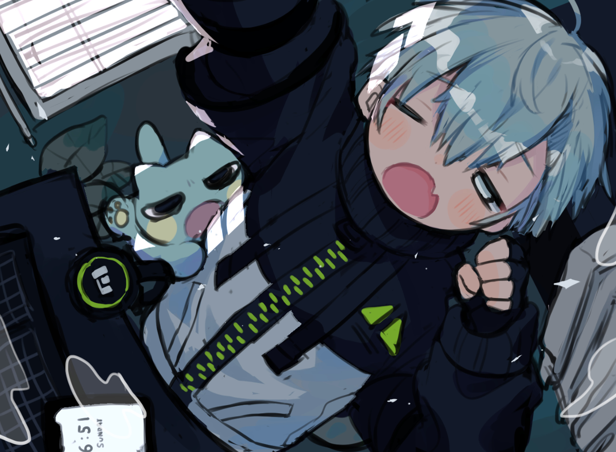 This is a pixiv picture whose title is commission.