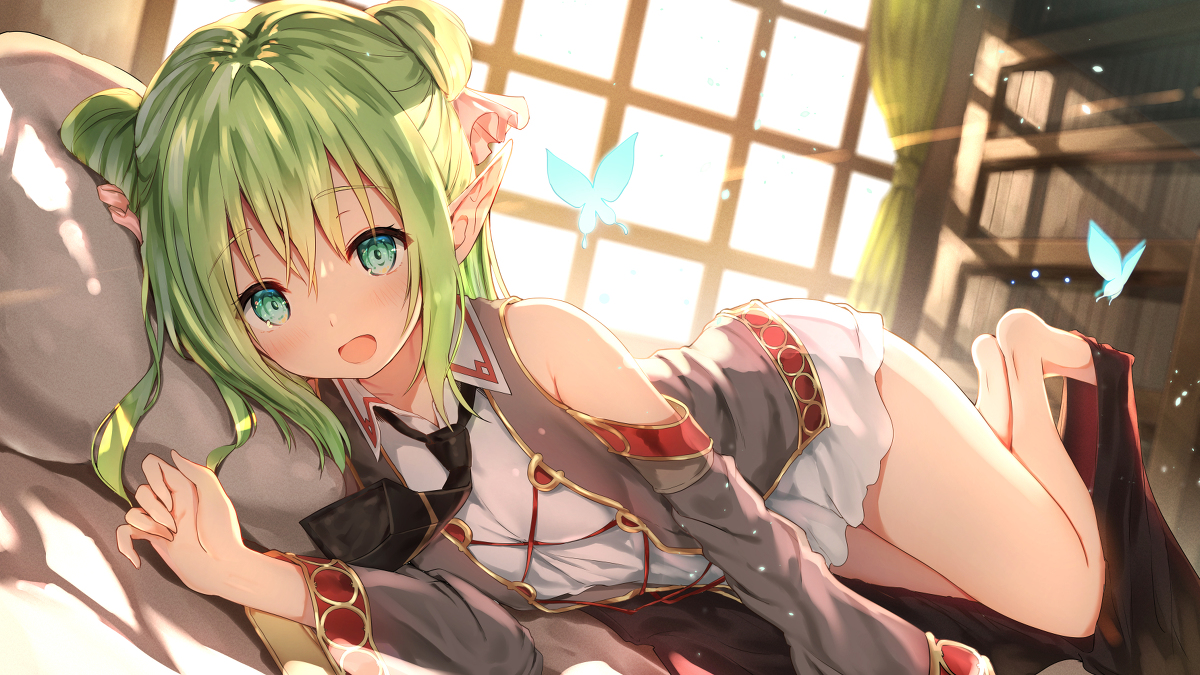 This is a pixiv picture whose title is 添い寝セシル.