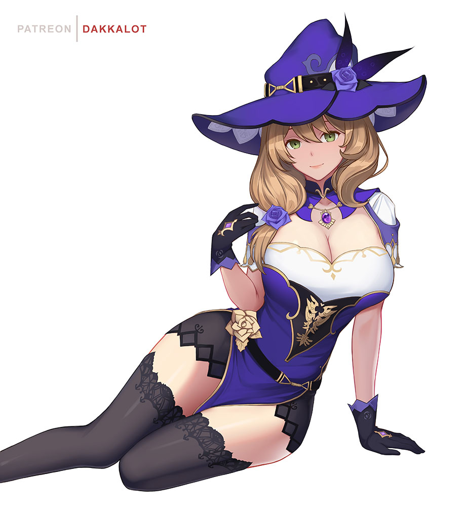 This is a pixiv picture whose title is Lisa Genshin Alt.