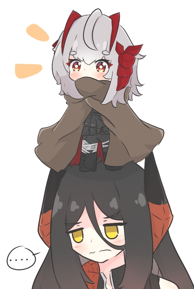 This is a pixiv picture whose title is Ines and Smol W.