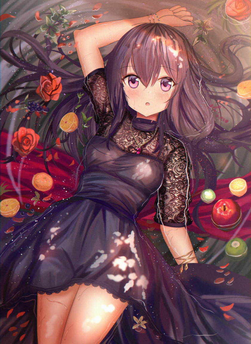 This is a pixiv picture whose title is 水面.