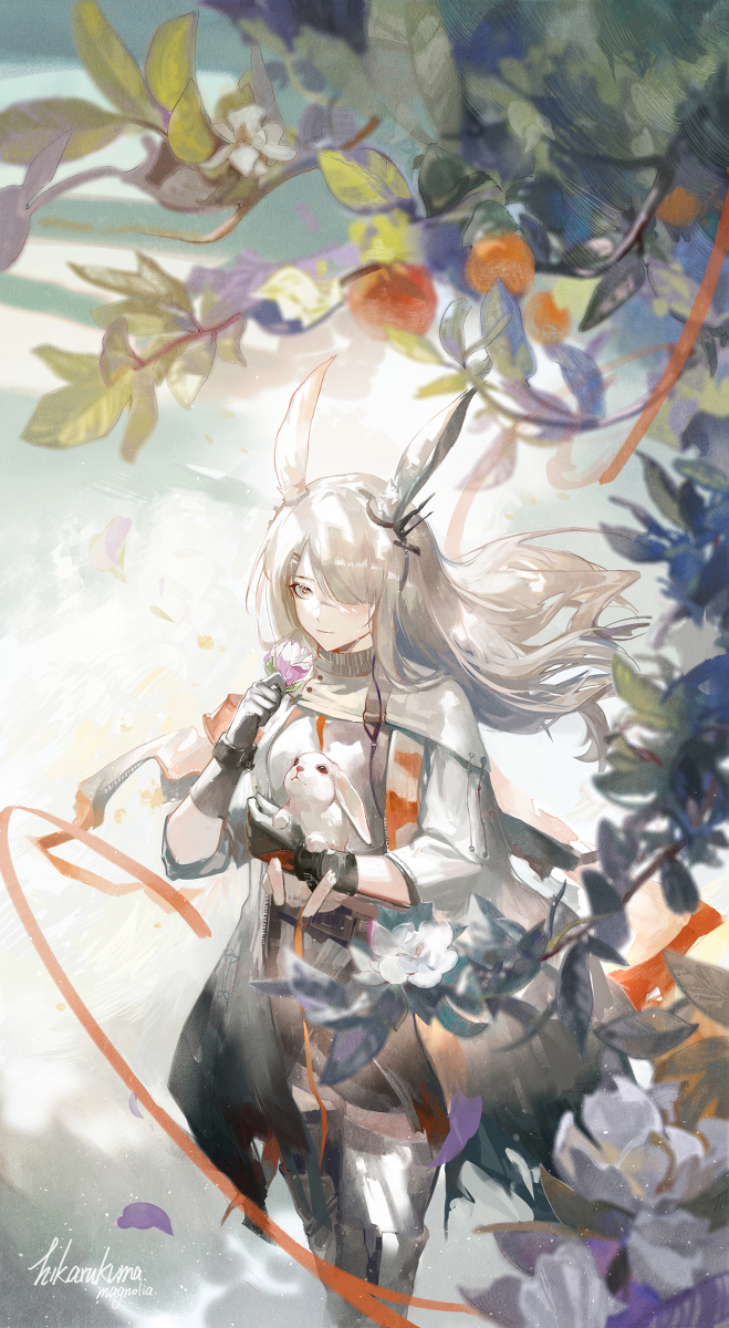 This is a pixiv picture whose title is 「昼」与「夜」. 若不见风雪 其二.
