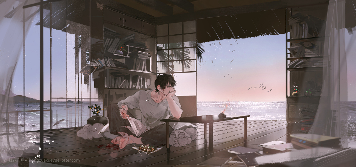 This is a pixiv picture whose title is 死前...