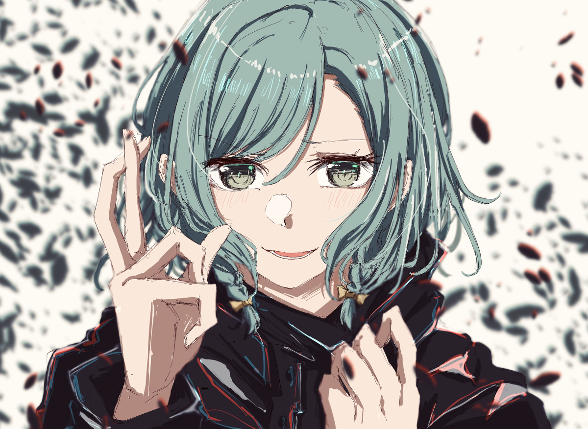 This is a pixiv picture whose title is 『 だって君、弱いもん？笑 』.