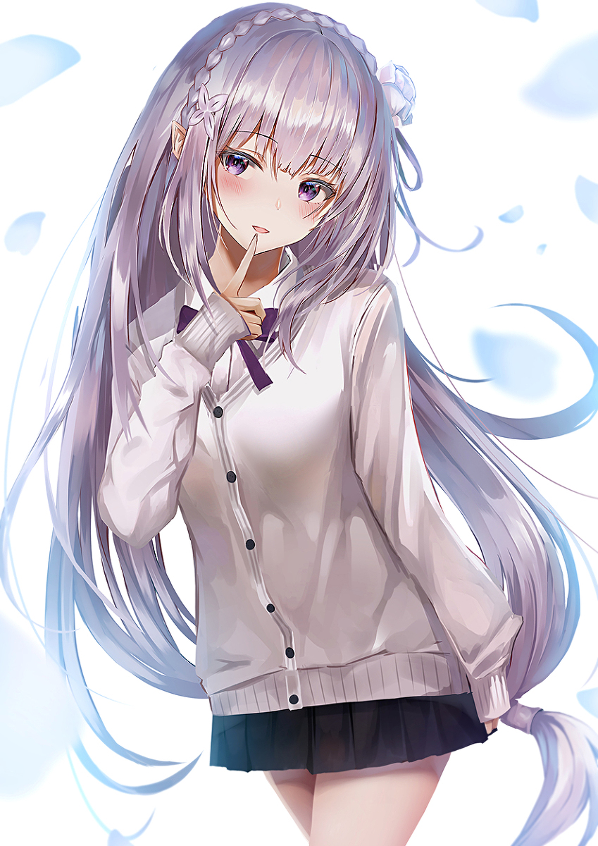 This is a pixiv picture whose title is エミリア.