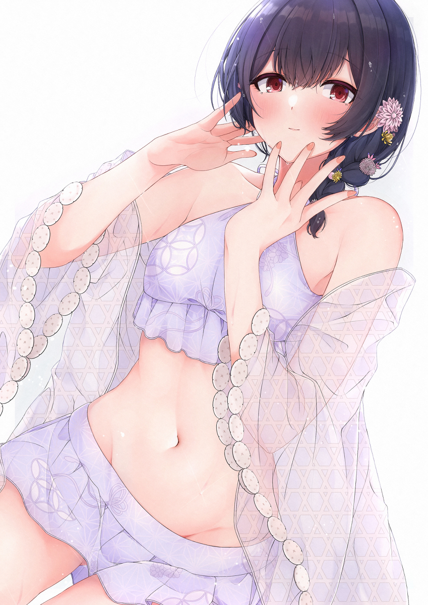 This is a pixiv picture whose title is 水着凛世.