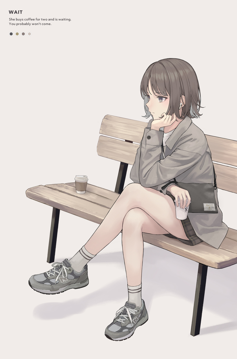 This is a pixiv picture whose title is WAIT.