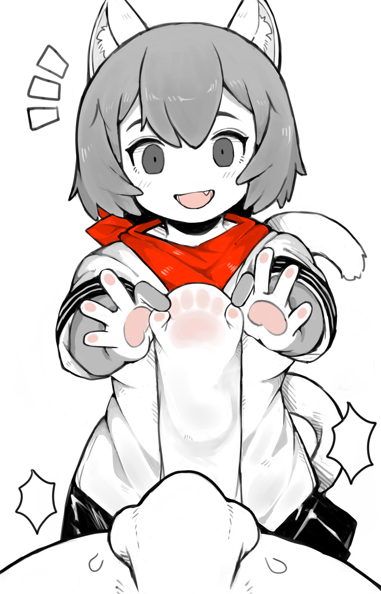 This is a pixiv picture whose title is 🐾🧦.