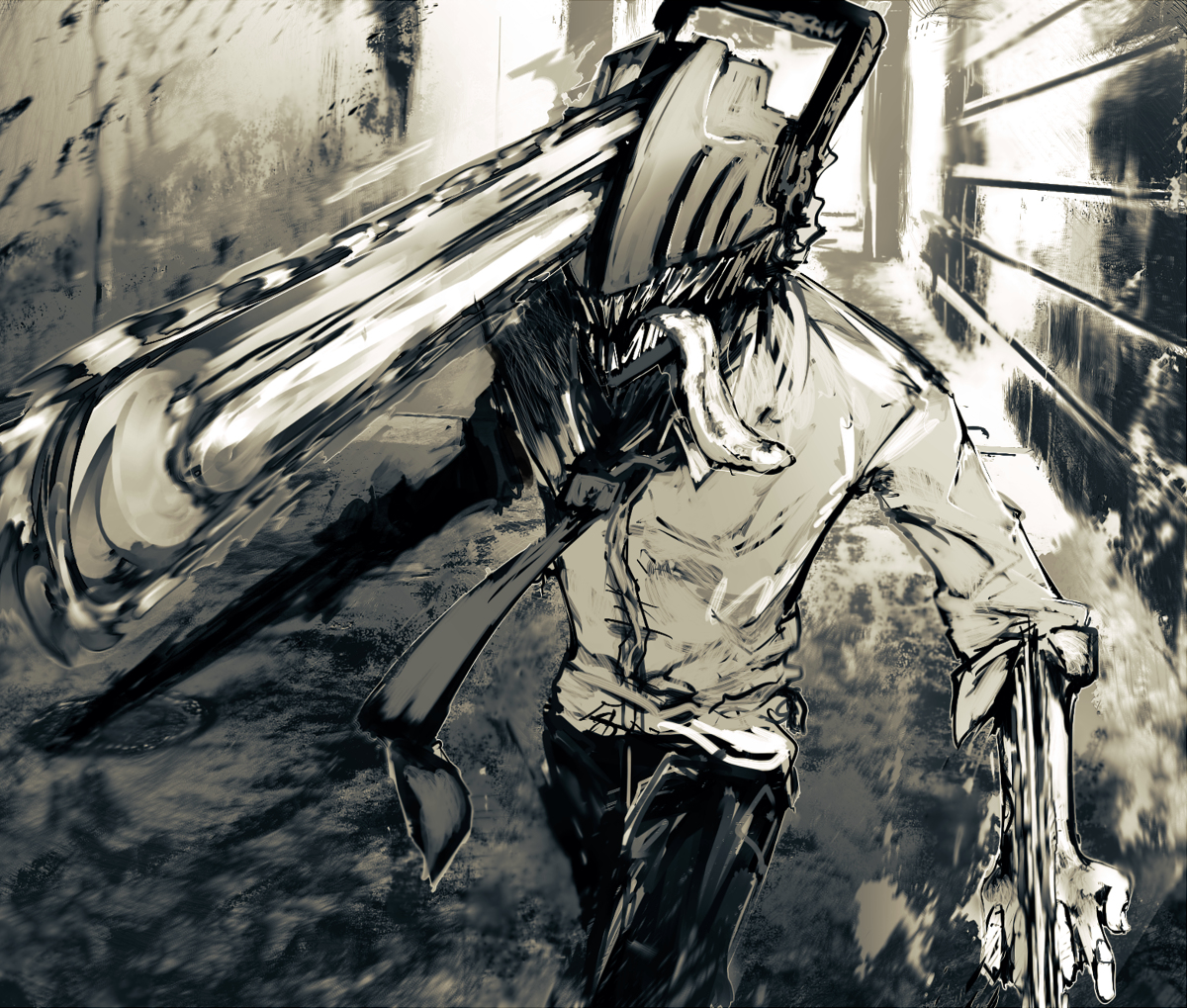 This is a pixiv picture whose title is ワン！！.