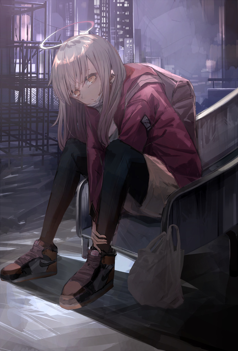 This is a pixiv picture whose title is runaway angel.