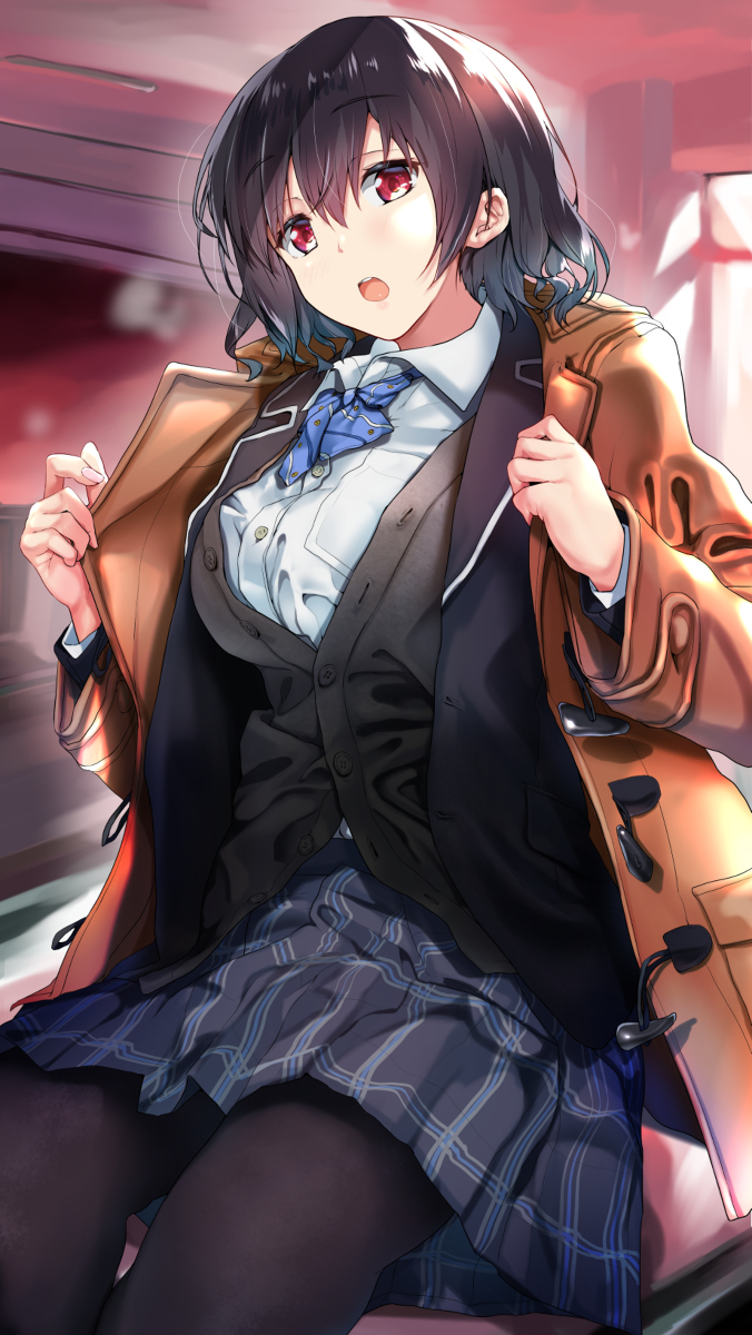 This is a pixiv picture whose title is 帰り支度.