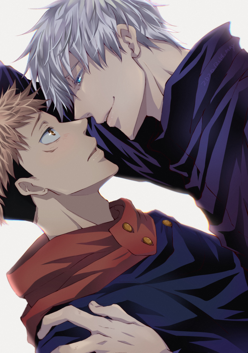 This is a pixiv picture whose title is 五悠・・・？:->.