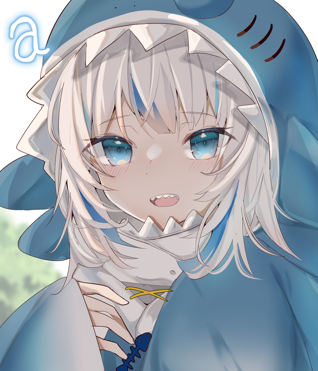 This is a pixiv picture whose title is Gawr Gura.