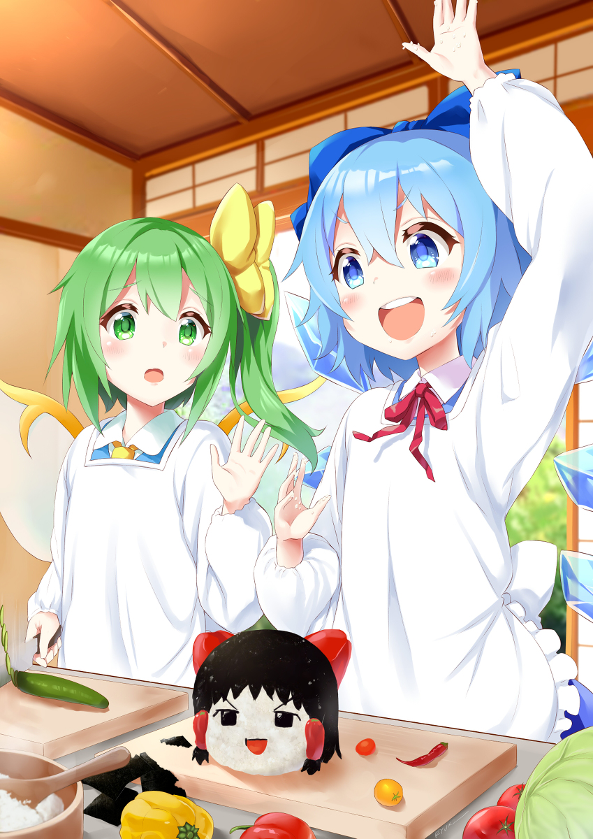 This is a pixiv picture whose title is いっしょにお料理！！.