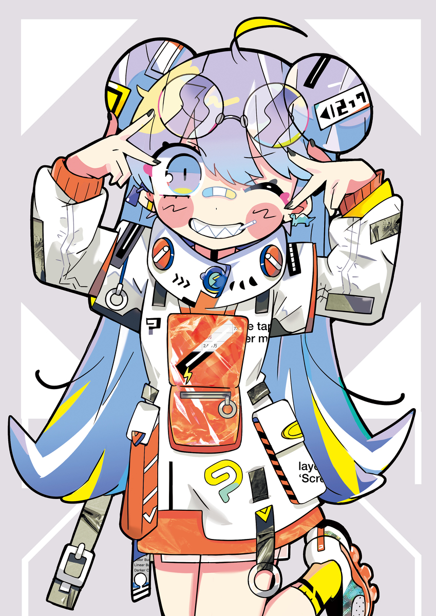 This is a pixiv picture whose title is patching.