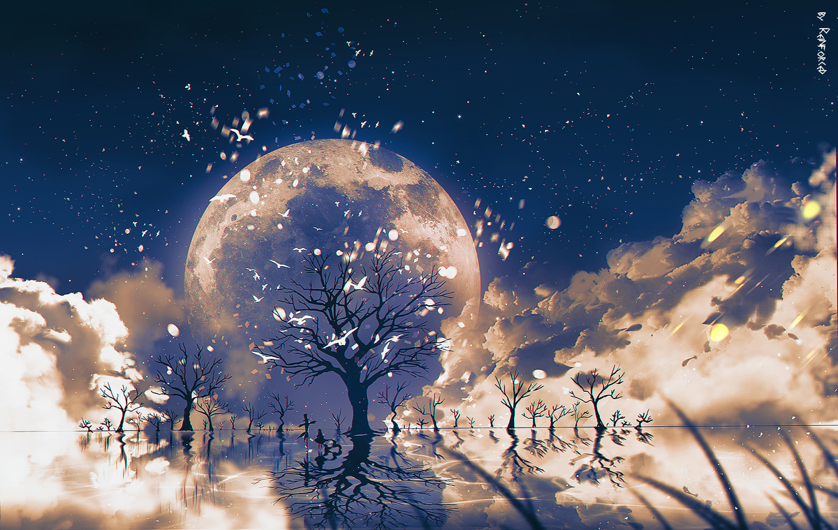 This is a pixiv picture whose title is homesick.