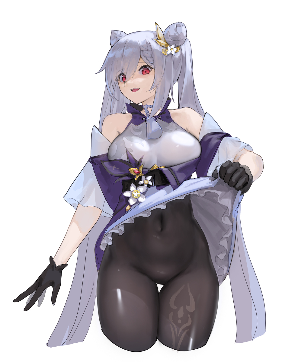 This is a pixiv picture whose title is 刻晴.