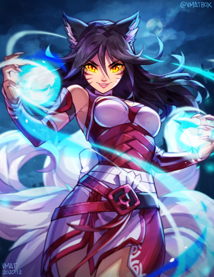 This is a pixiv picture whose title is Ruined King Ahri.