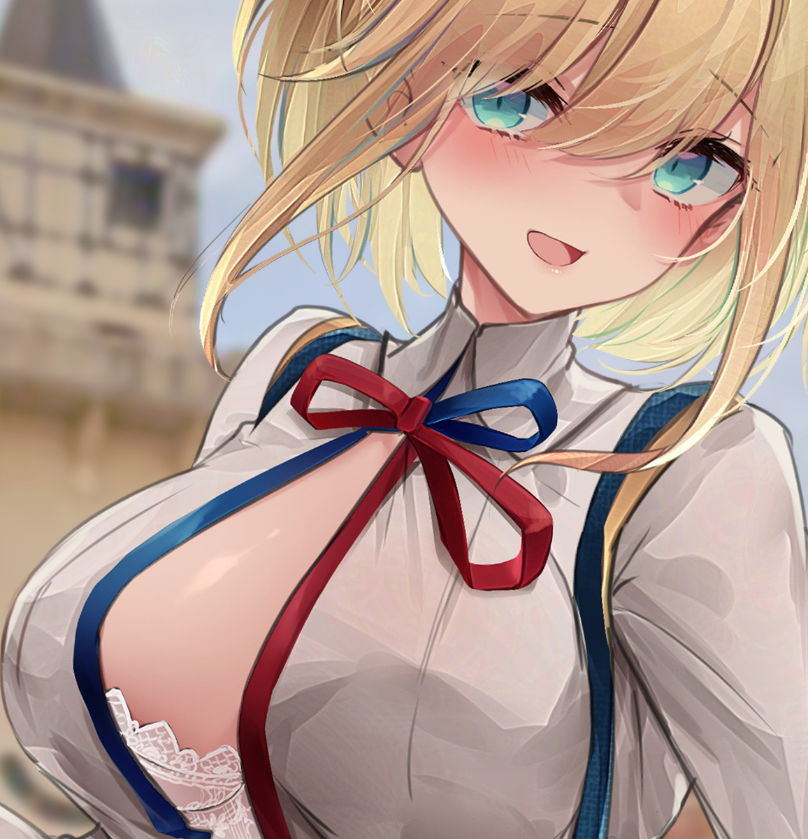 This is a pixiv picture whose title is Cafe - Teal.