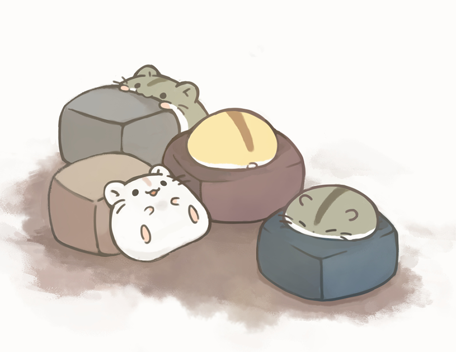 This is a pixiv picture whose title is 2020年オリジナル絵まとめ.