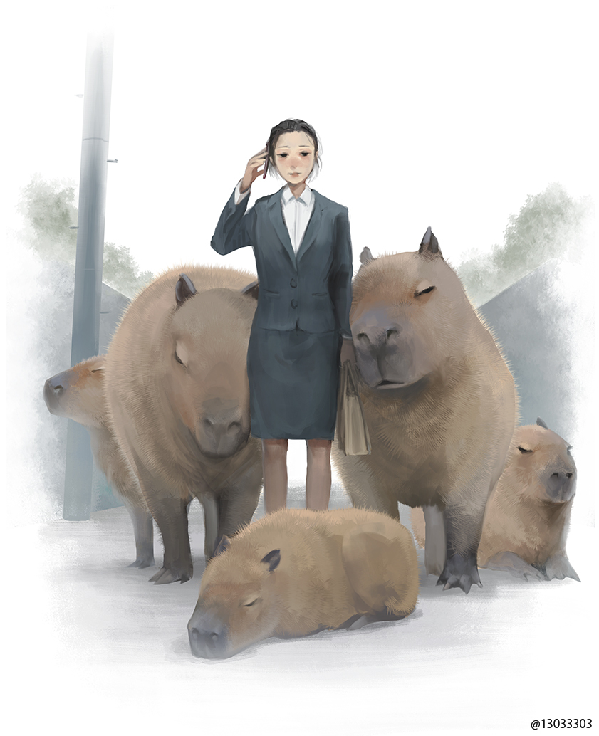 This is a pixiv picture whose title is 一身上の都合.