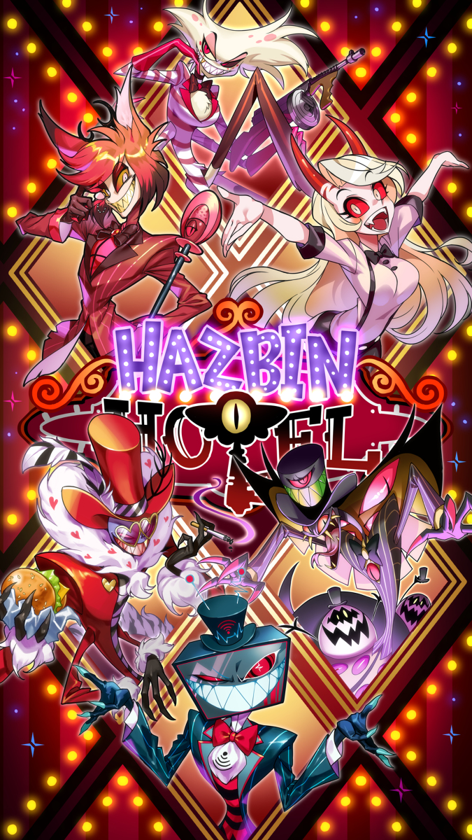This is a pixiv picture whose title is HazbinHotel front Var. No Jafar.