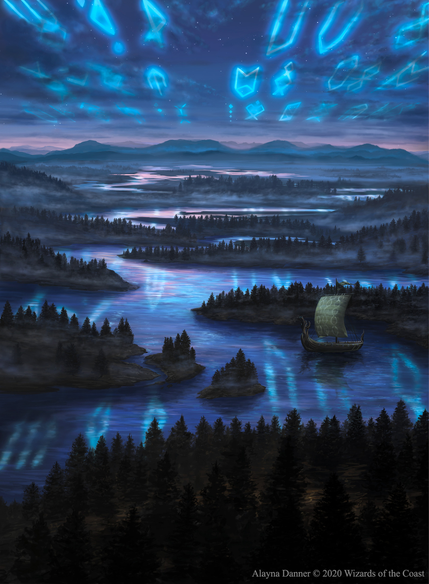 This is a pixiv picture whose title is Mistgate Pathway from Magic.