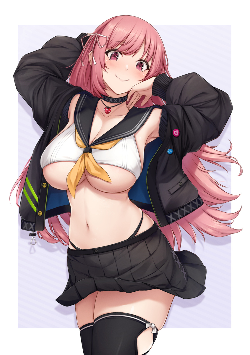 This is a pixiv picture whose title is デザインしてみたVtuber (仮).