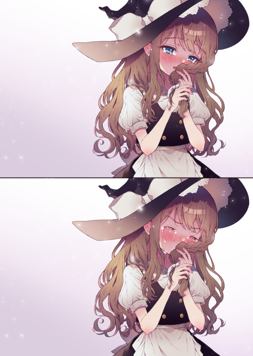 This is a pixiv picture whose title is 私が声をあげて泣いていたら.