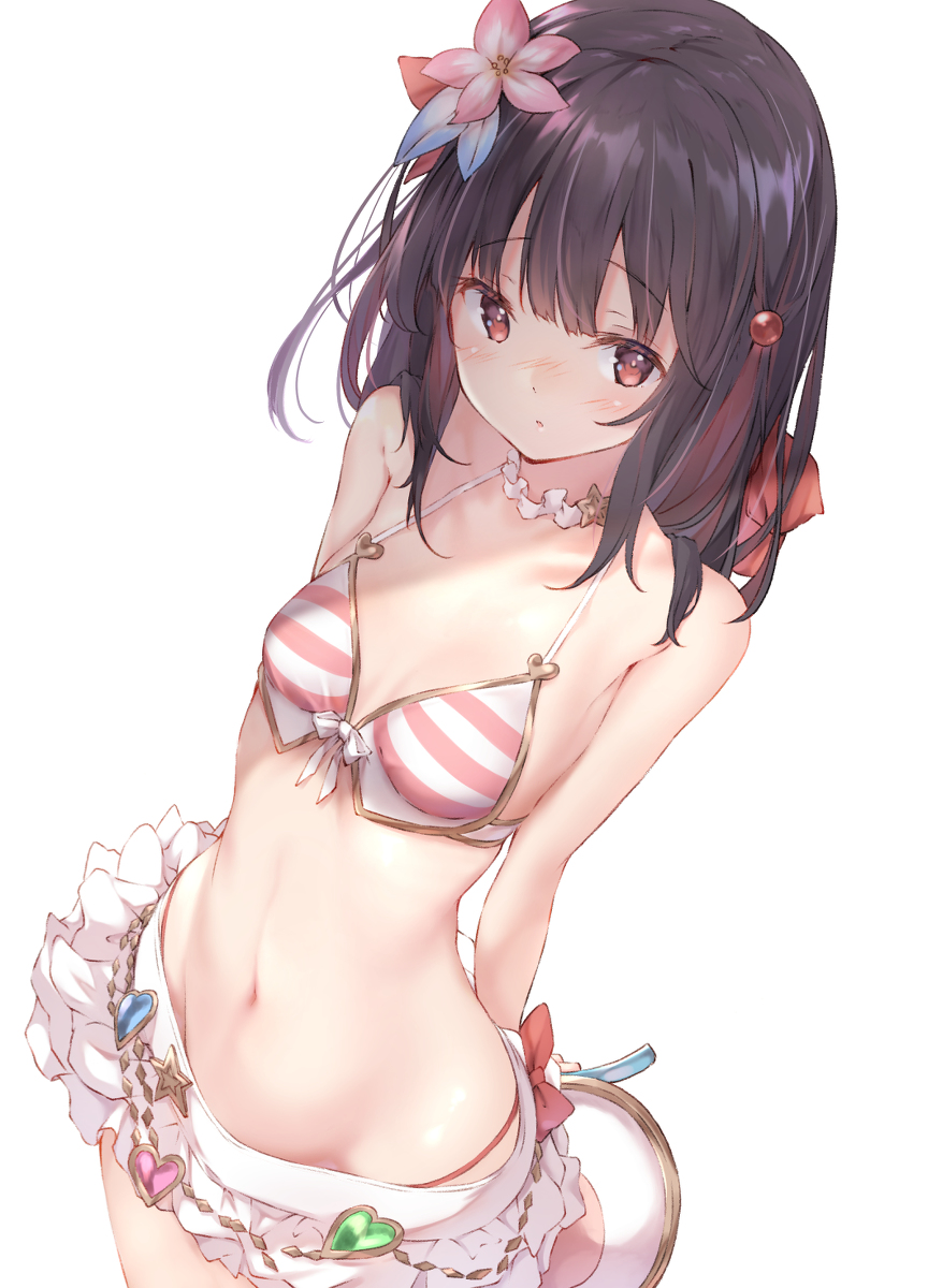 This is a pixiv picture whose title is 陰ビカラちゃんねず水着mode.