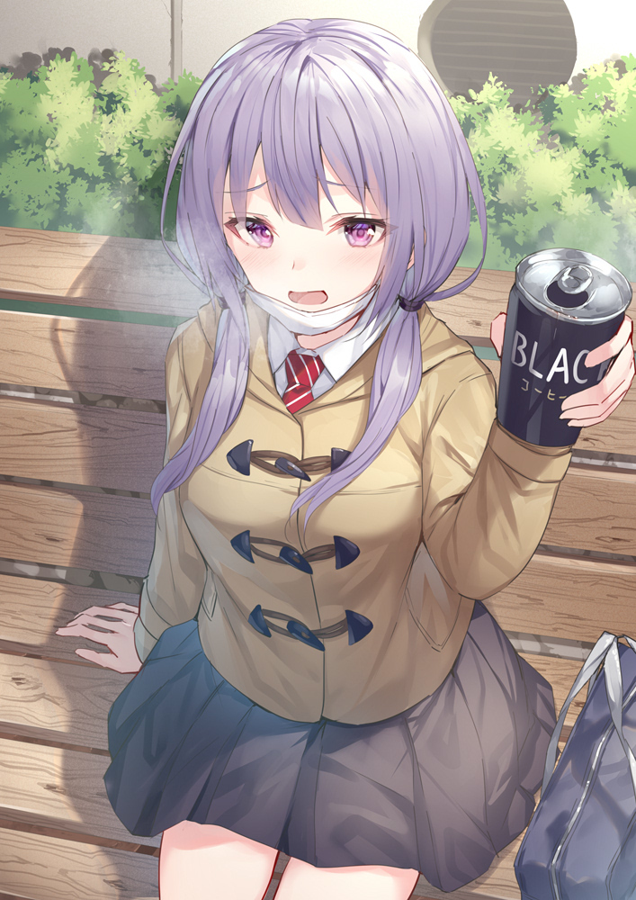 This is a pixiv picture whose title is 「飲みたいの？.