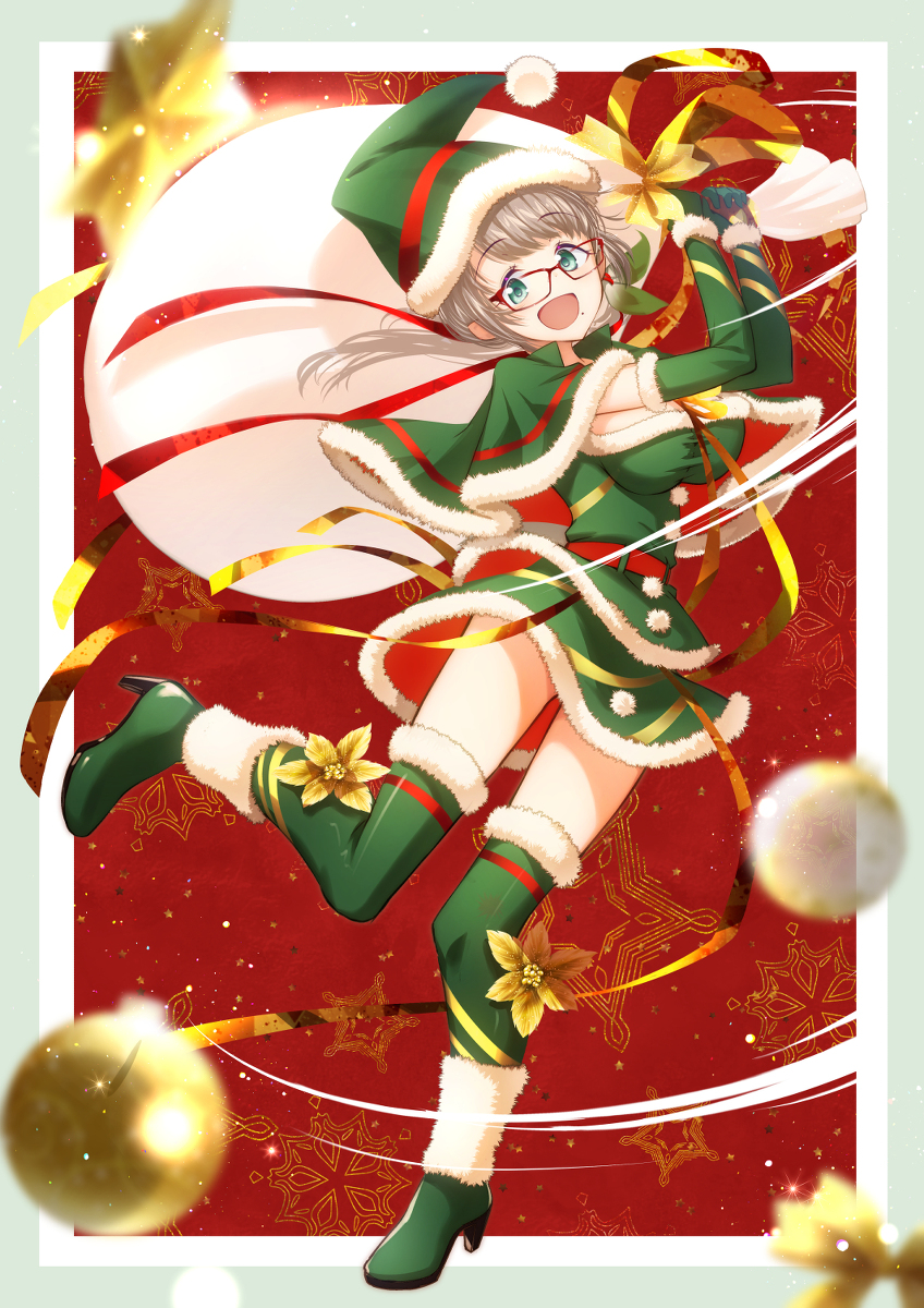 This is a pixiv picture whose title is クリスマス学院長.