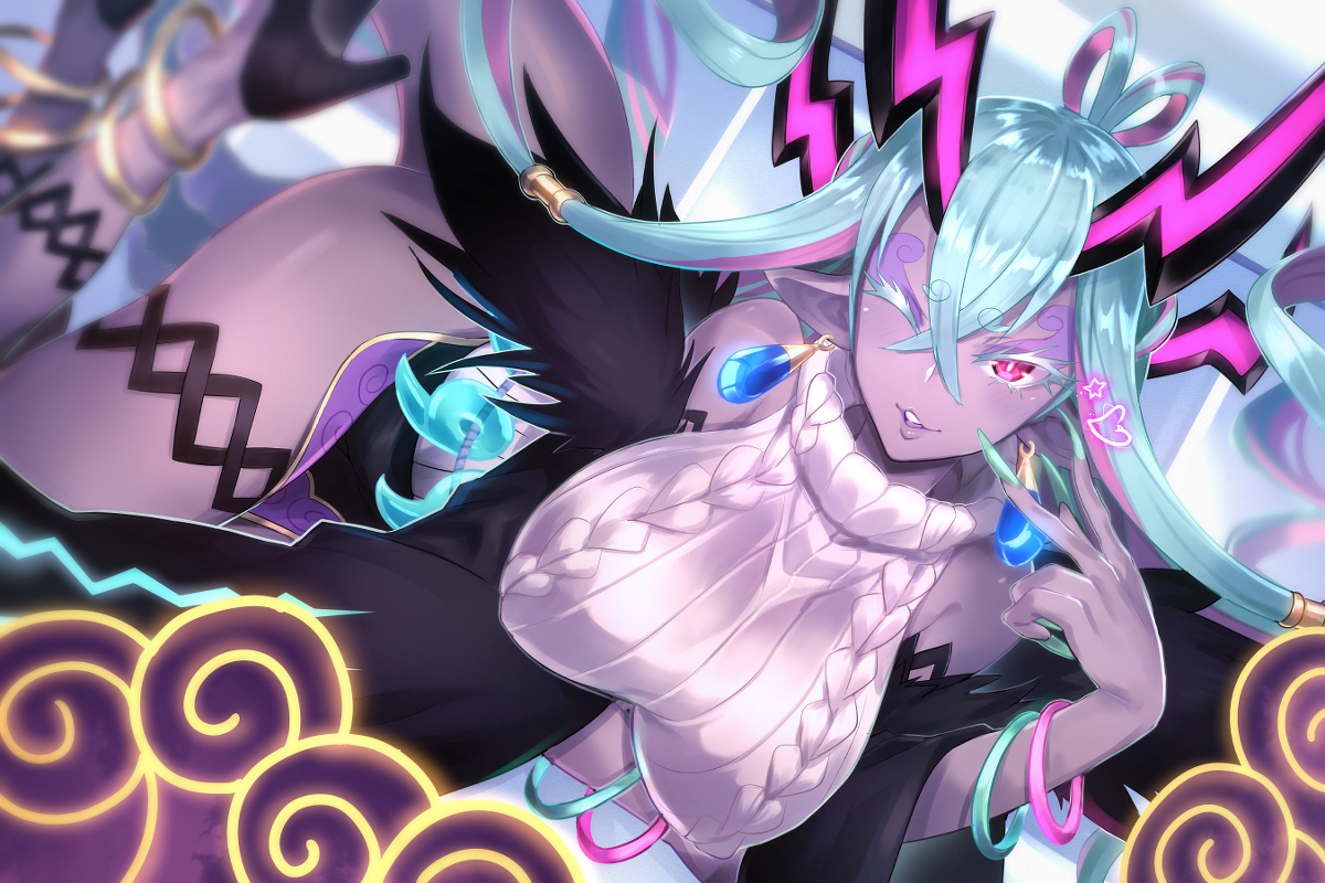 This is a pixiv picture whose title is 蛇のお姉さん（神）.