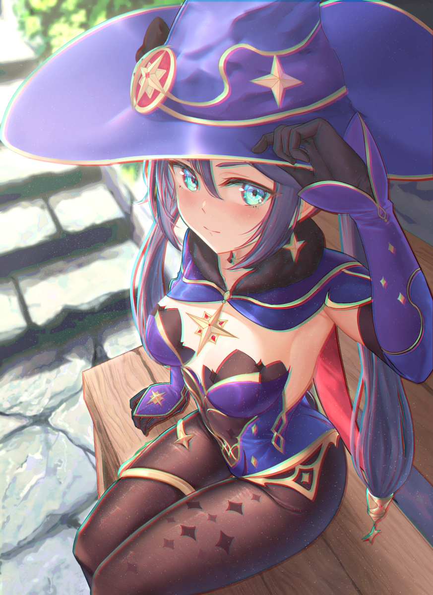 This is a pixiv picture whose title is 莫娜.