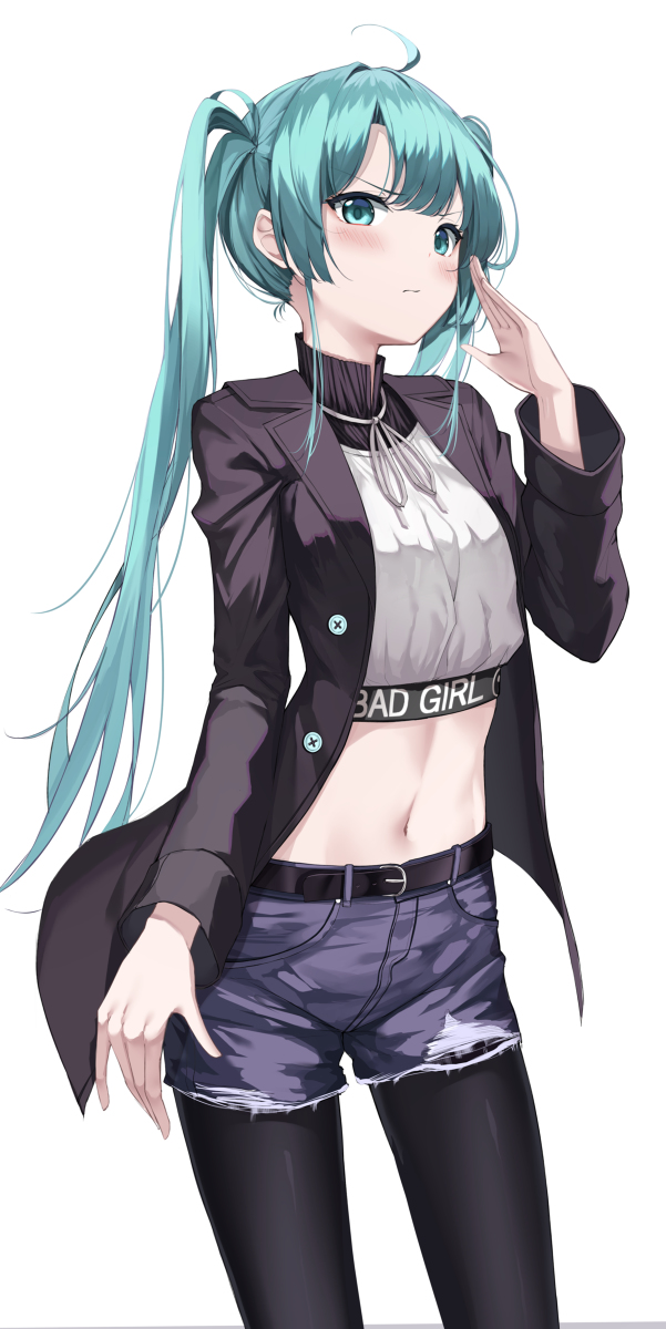 This is a pixiv picture whose title is 初音ミク.