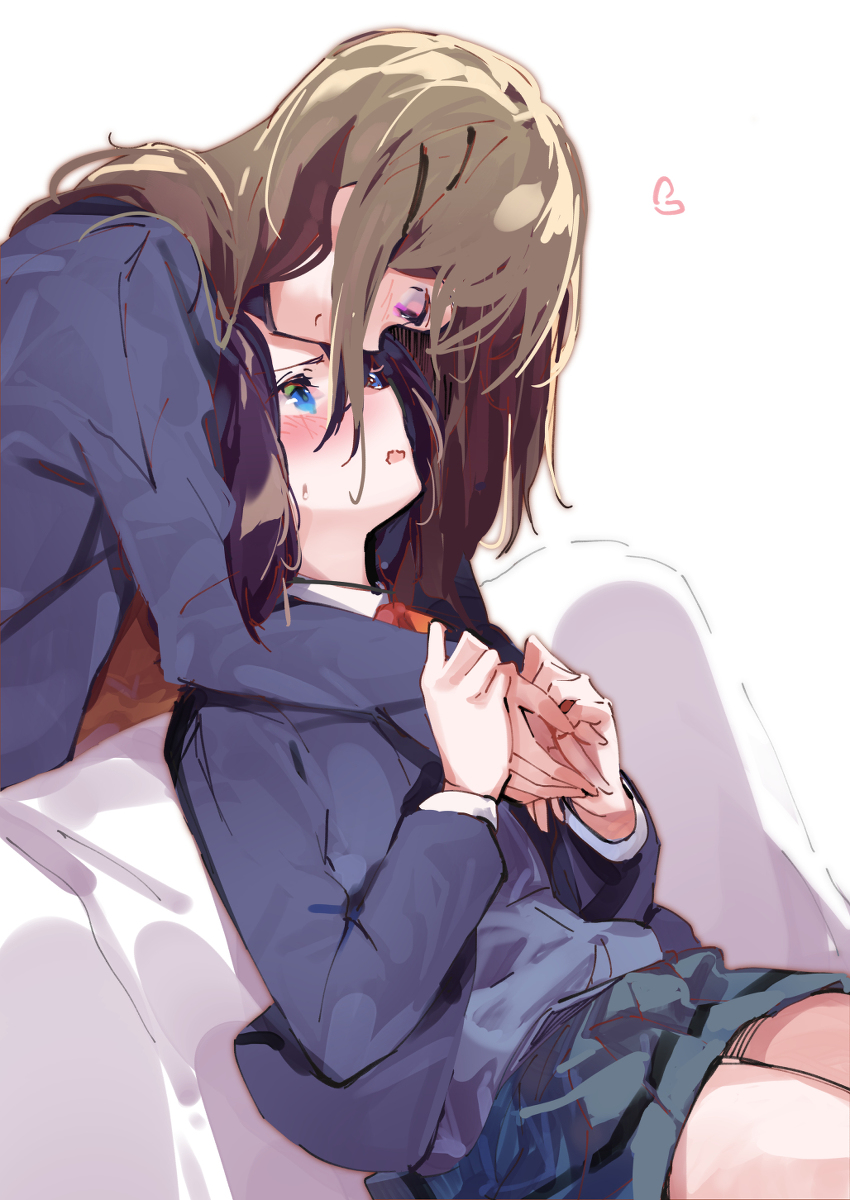 This is a pixiv picture whose title is 安達としまむら.