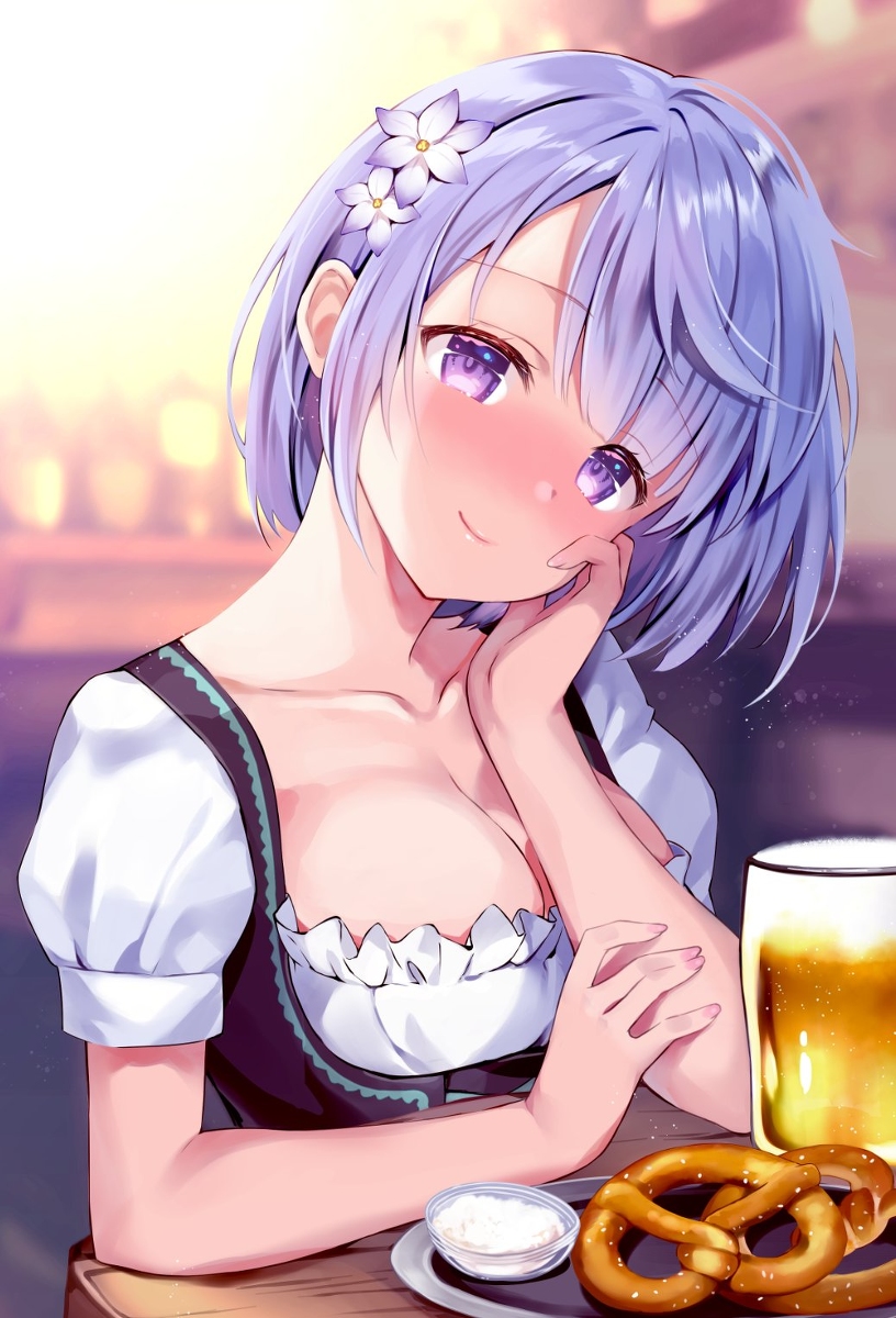 This is a pixiv picture whose title is ねぇ、もっと一本飲みませんか…？.