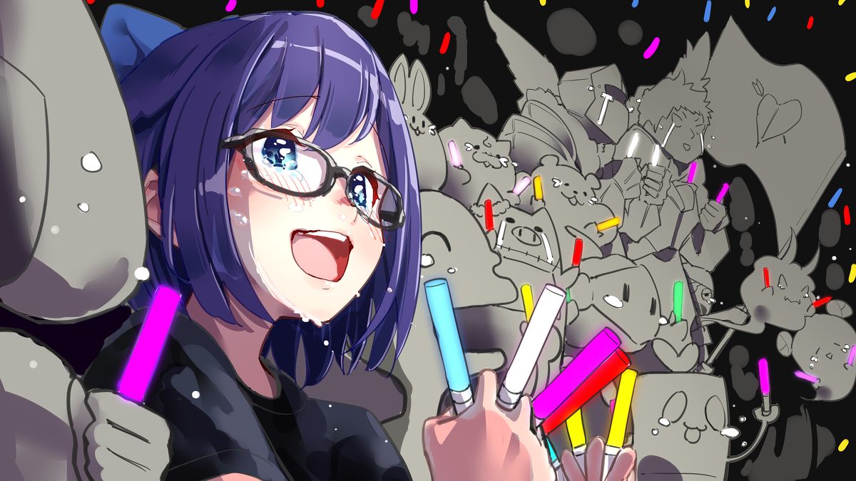 This is a pixiv picture whose title is Aちゃんとみんな！.