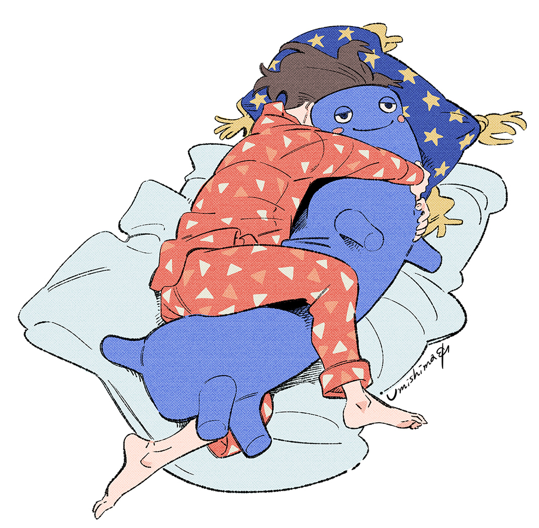 This is a pixiv picture whose title is 布団と仲良しｶﾞｰﾙｽﾞｾｯﾄ.