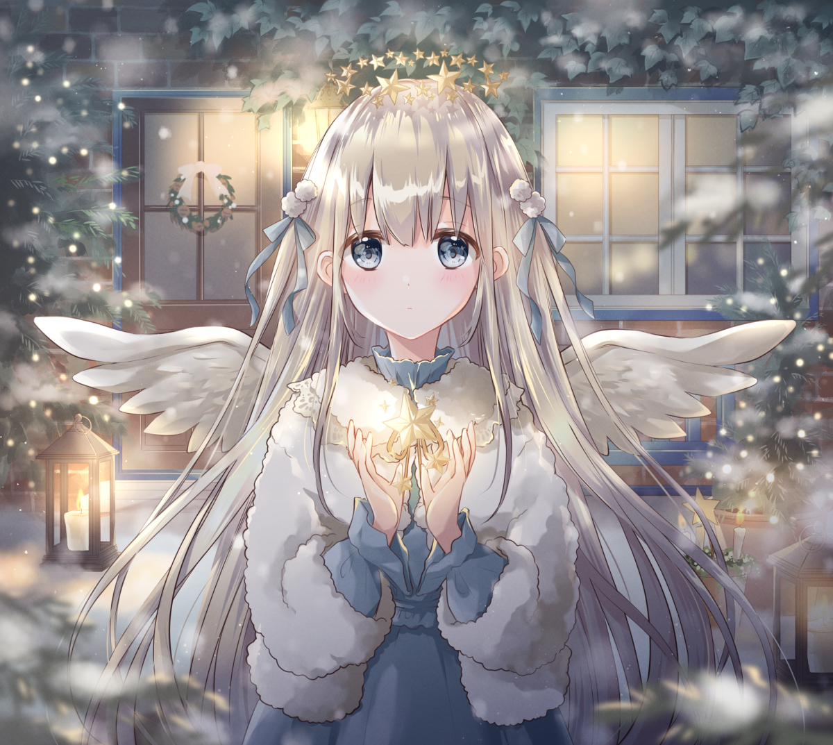 This is a pixiv picture whose title is Holy Night.